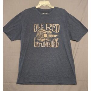 Ole Red Gatlinburg Guitar T-Shirt‎ Men's Size XL Blue Blake Shelton